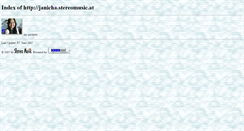 Desktop Screenshot of janicha.stereomusic.at