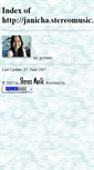 Mobile Screenshot of janicha.stereomusic.at
